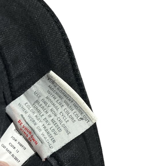 TORRID Black Denim Jeans Size 20T Barely Boot ***Serged Hem Altered Length - Picture 9 of 15